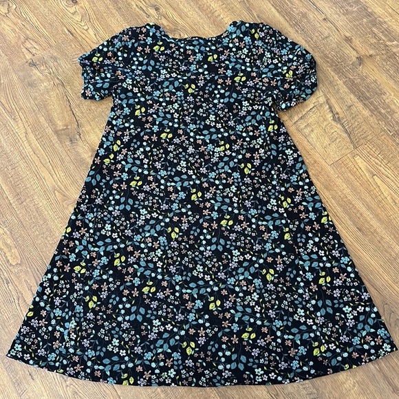 Loft Floral Swing Dress - Picture 4 of 4